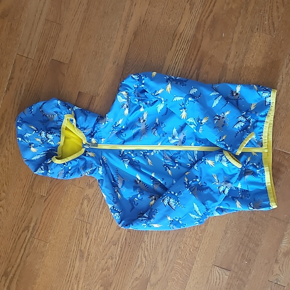 Hatley kids lined dragon raincoat Size 8